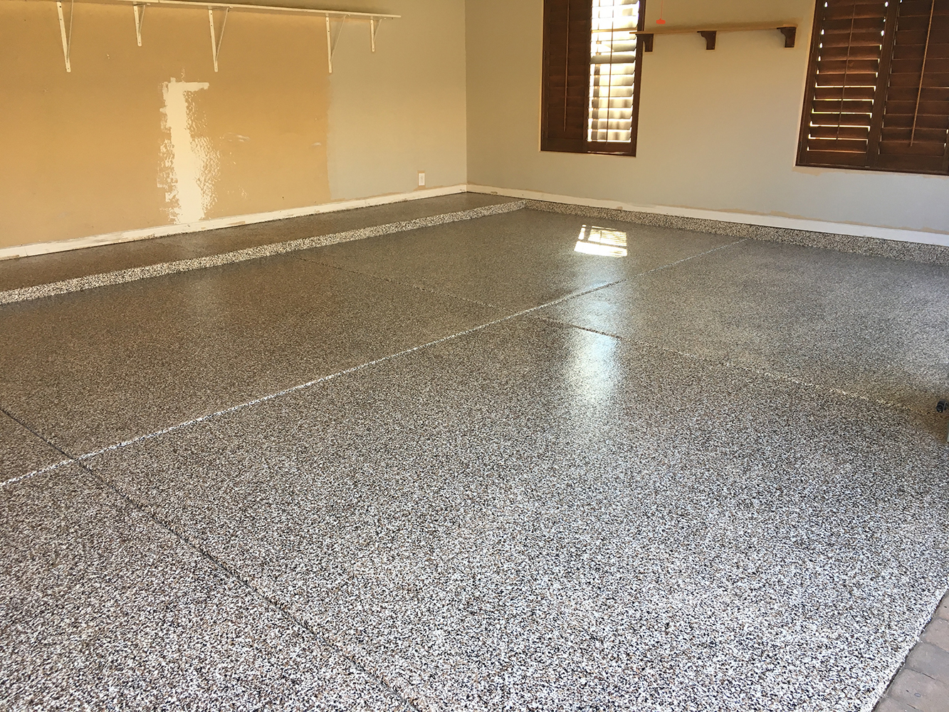 Custom Home Gets Gorgeous New Garage Floor Seal Krete High